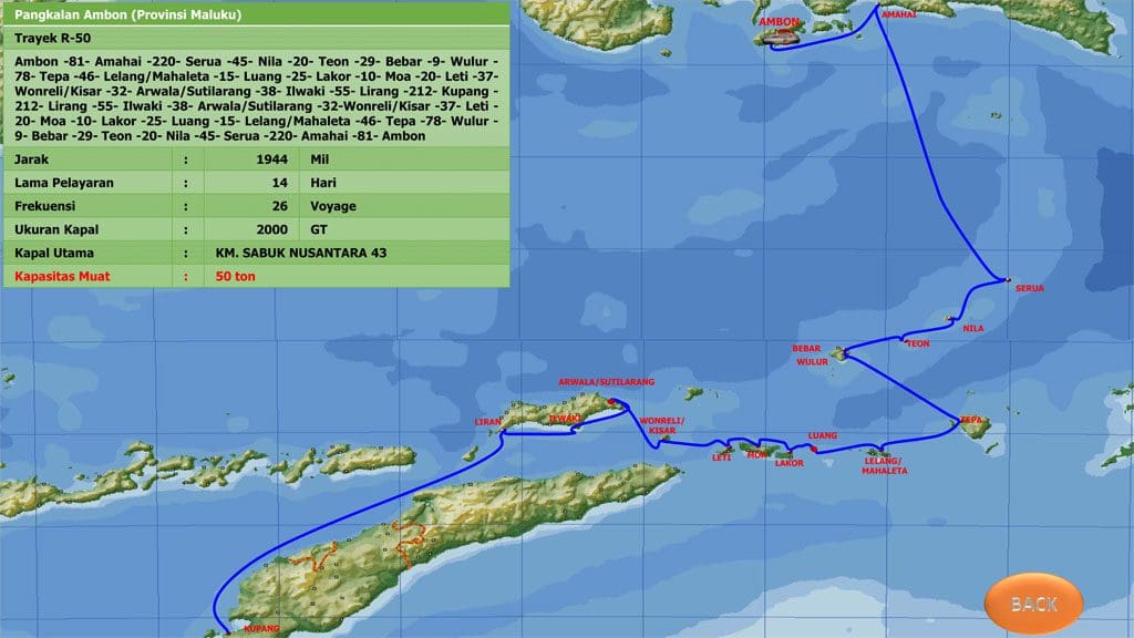 A map showing the route of the trip.