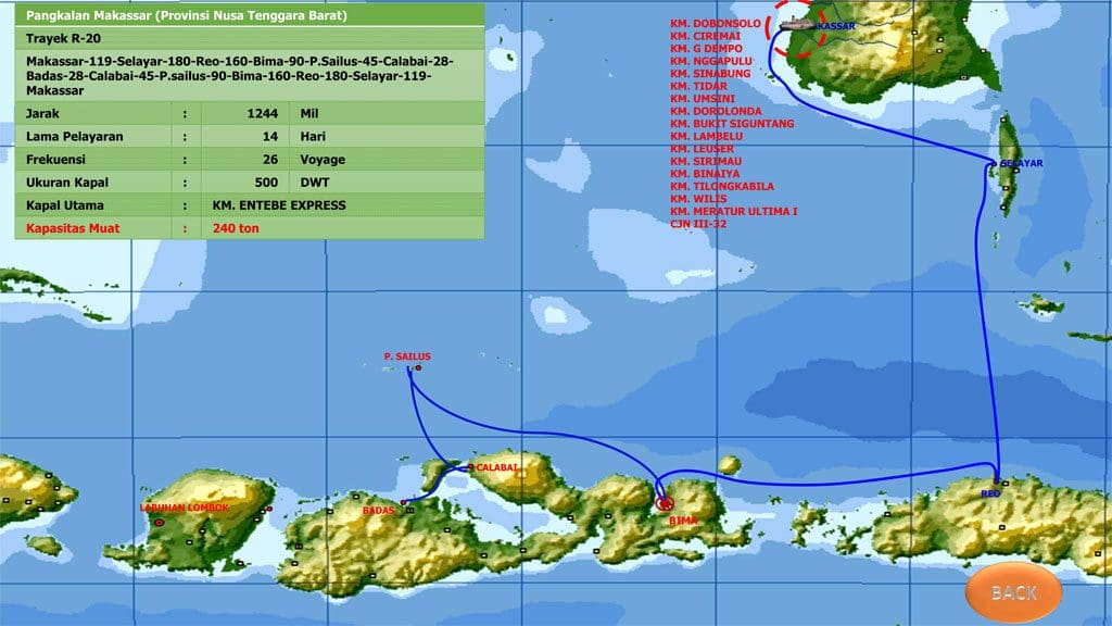 A map showing the location of the island of indonesia.