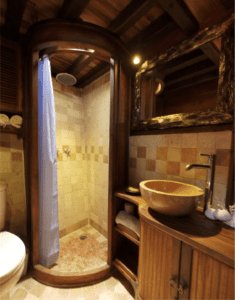 KLM Ananda 2019 bathroom for sale with a sink and a shower.